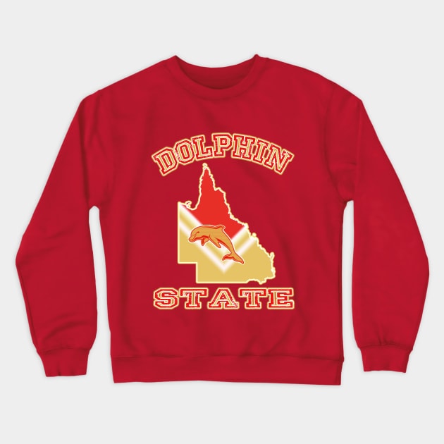 (Redcliffe) Dolphins - DOLPHINS STATE Crewneck Sweatshirt by OG Ballers